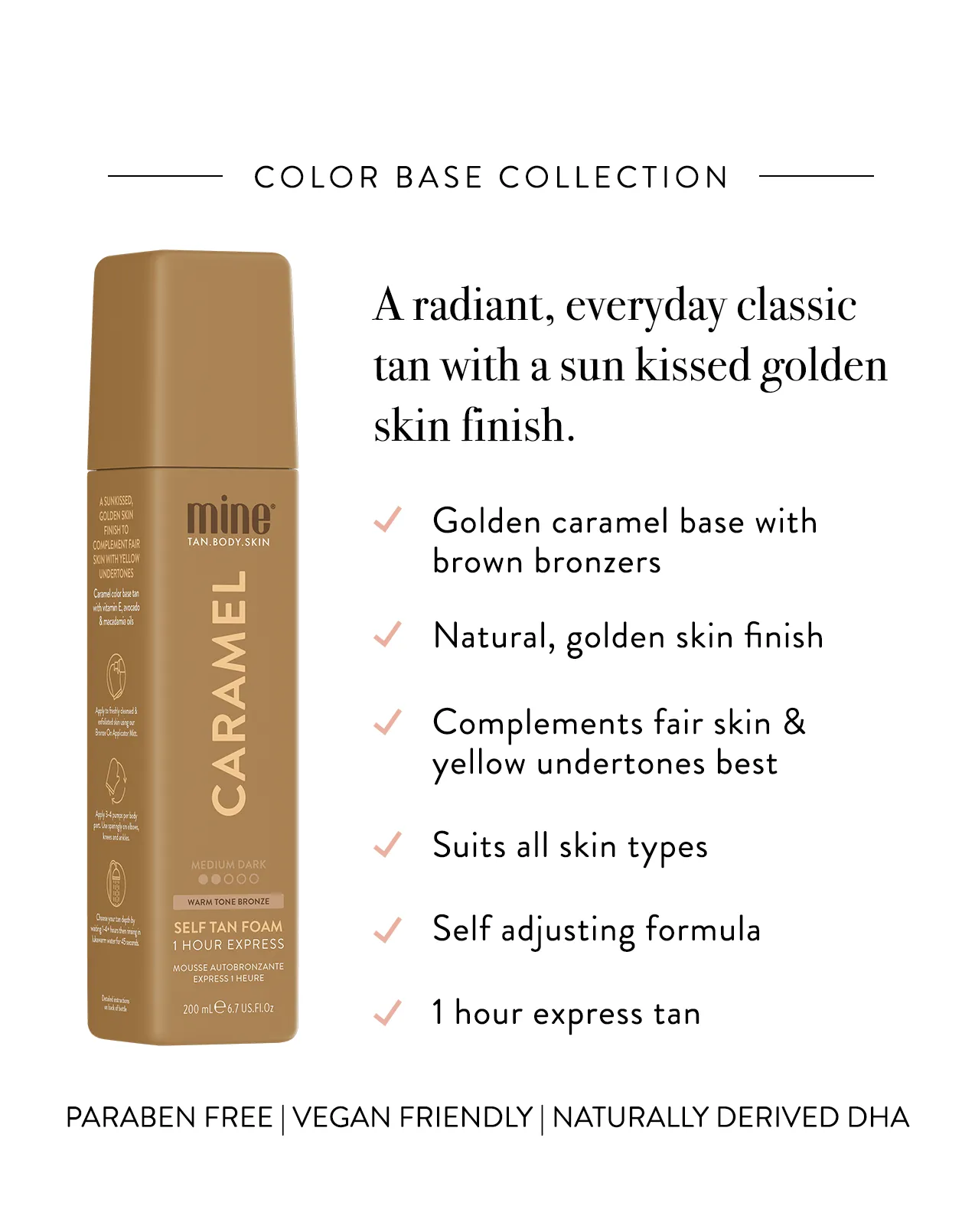 Caramel Self Tan Foam