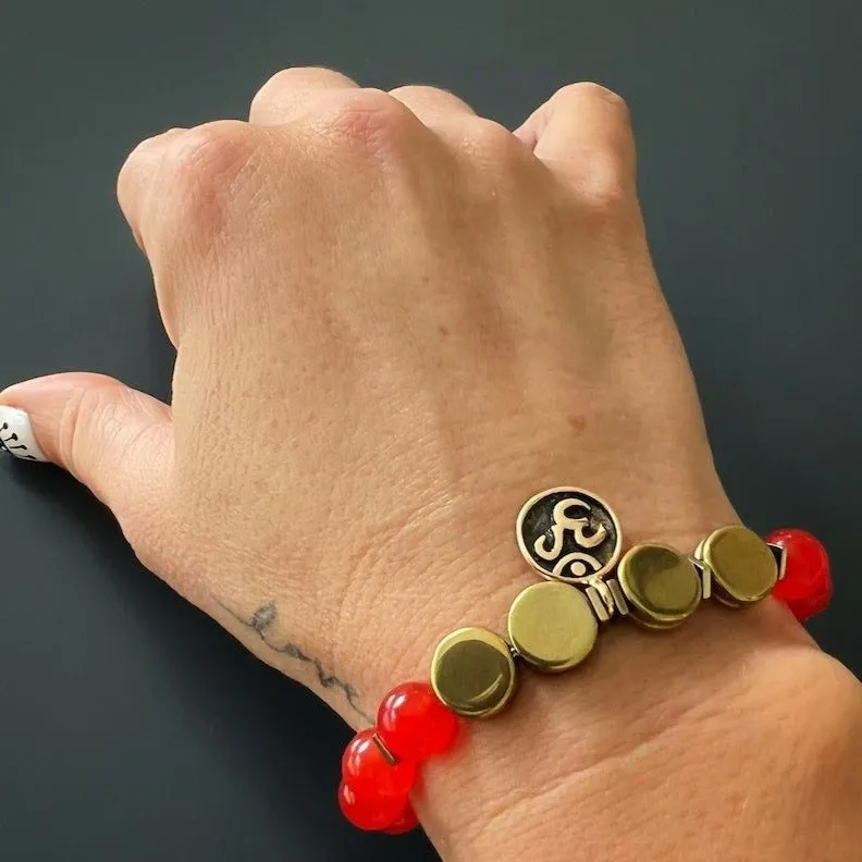 Carnelian Yoga Bracelet