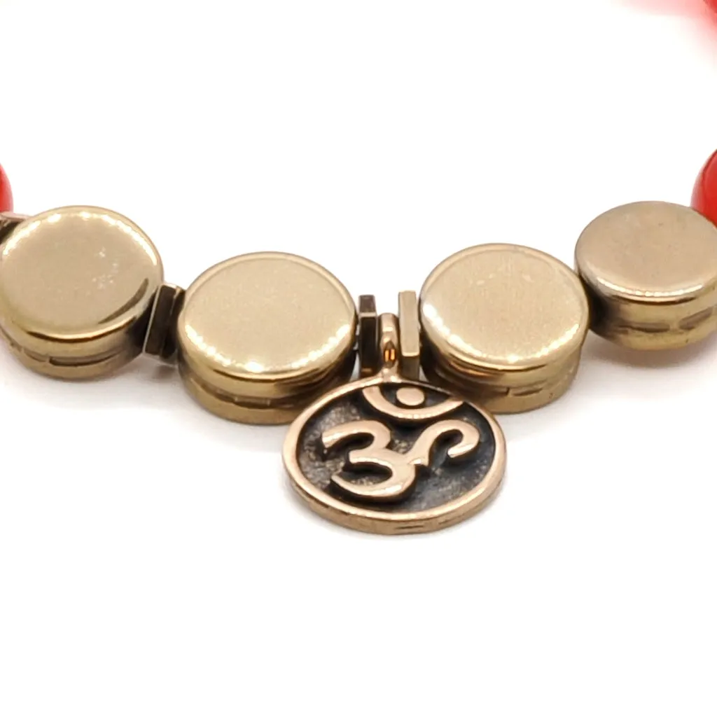 Carnelian Yoga Bracelet