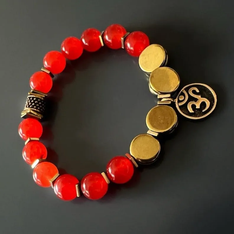 Carnelian Yoga Bracelet