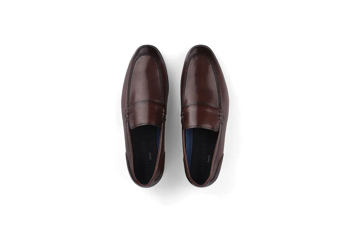 Cassel Slim Slip-on Loafer - Coffee