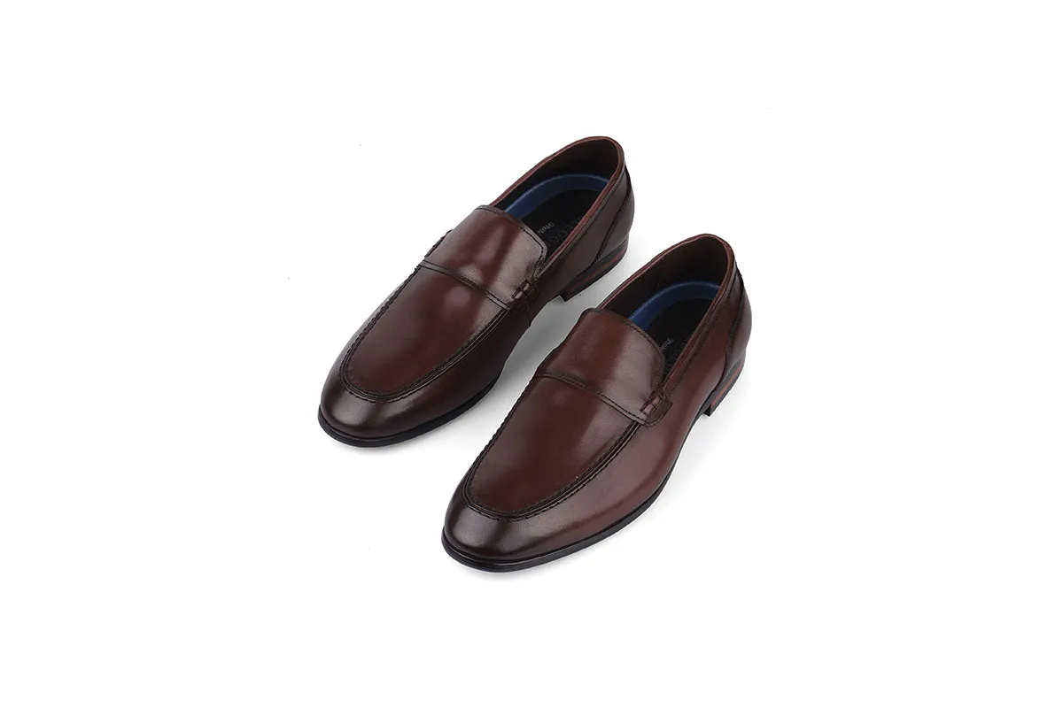 Cassel Slim Slip-on Loafer - Coffee
