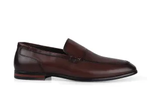 Cassel Slim Slip-on Loafer - Coffee