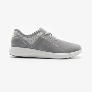 CASSIA Suede & Knit Lace-up