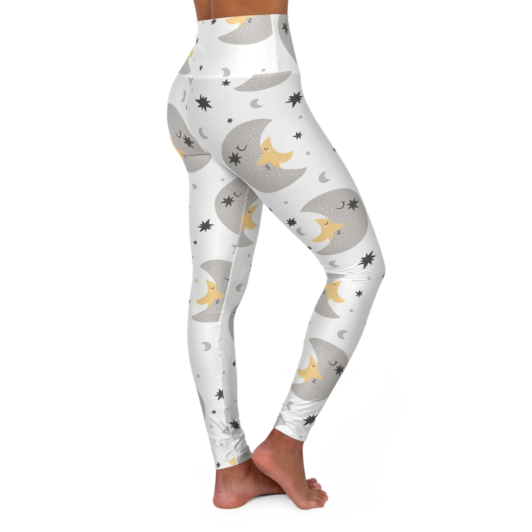 Celestial High Waisted Yoga Leggings - Comfort & Style for Fitness Lovers