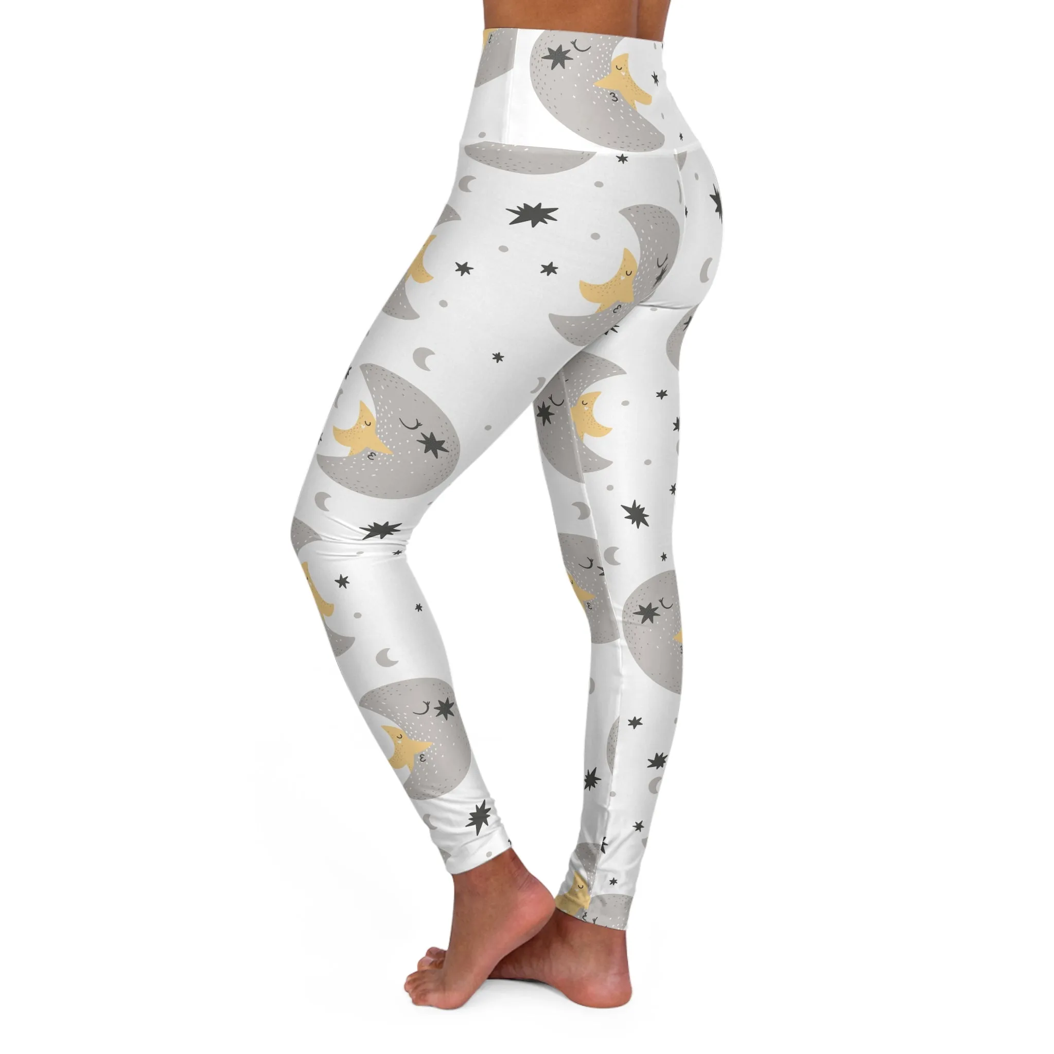 Celestial High Waisted Yoga Leggings - Comfort & Style for Fitness Lovers