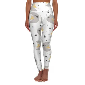 Celestial High Waisted Yoga Leggings - Comfort & Style for Fitness Lovers