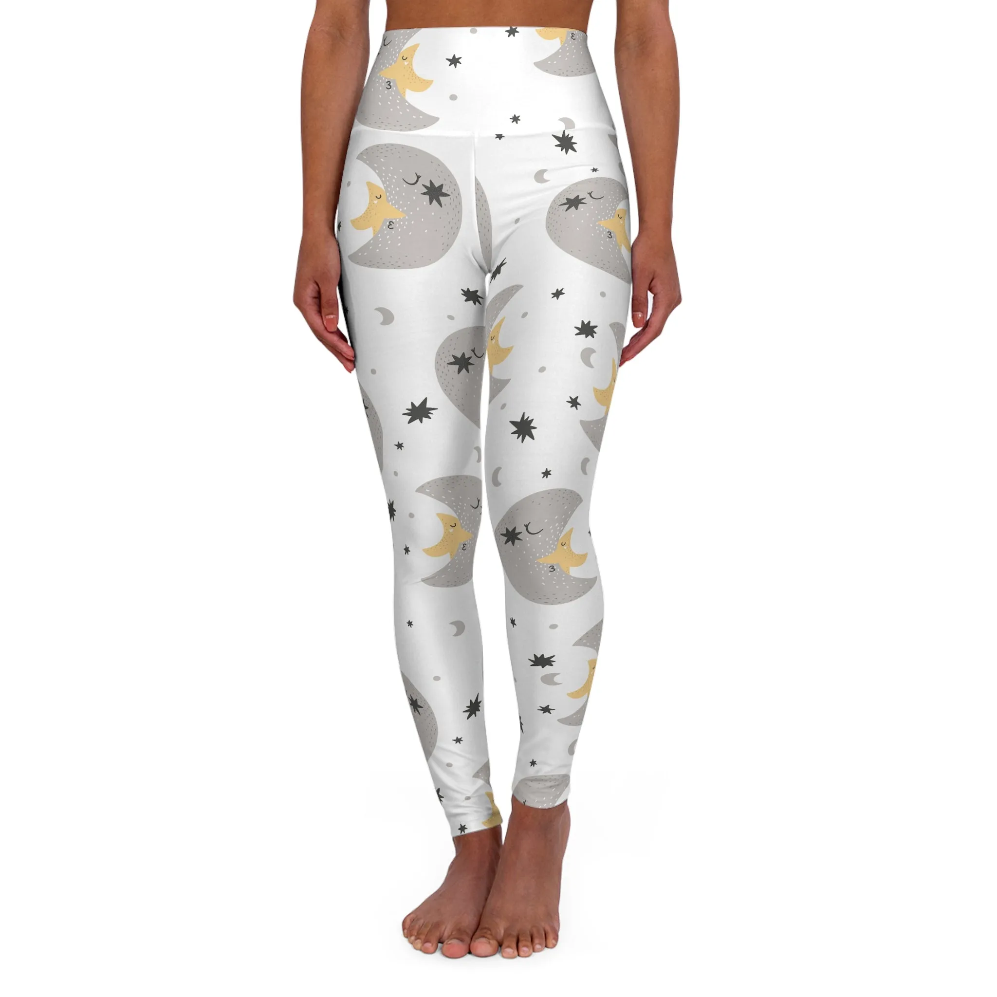 Celestial High Waisted Yoga Leggings - Comfort & Style for Fitness Lovers