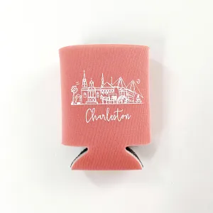Charleston Rainbow Row Can Holder