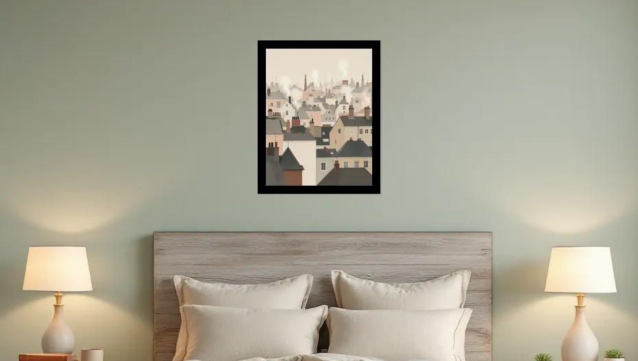 Charming City Awakening Wall Art Poster
