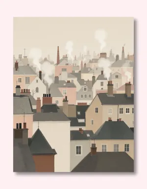 Charming City Awakening Wall Art Poster