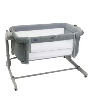Chicco Next2Me Magic Evo Bedside Crib - Dark Grey