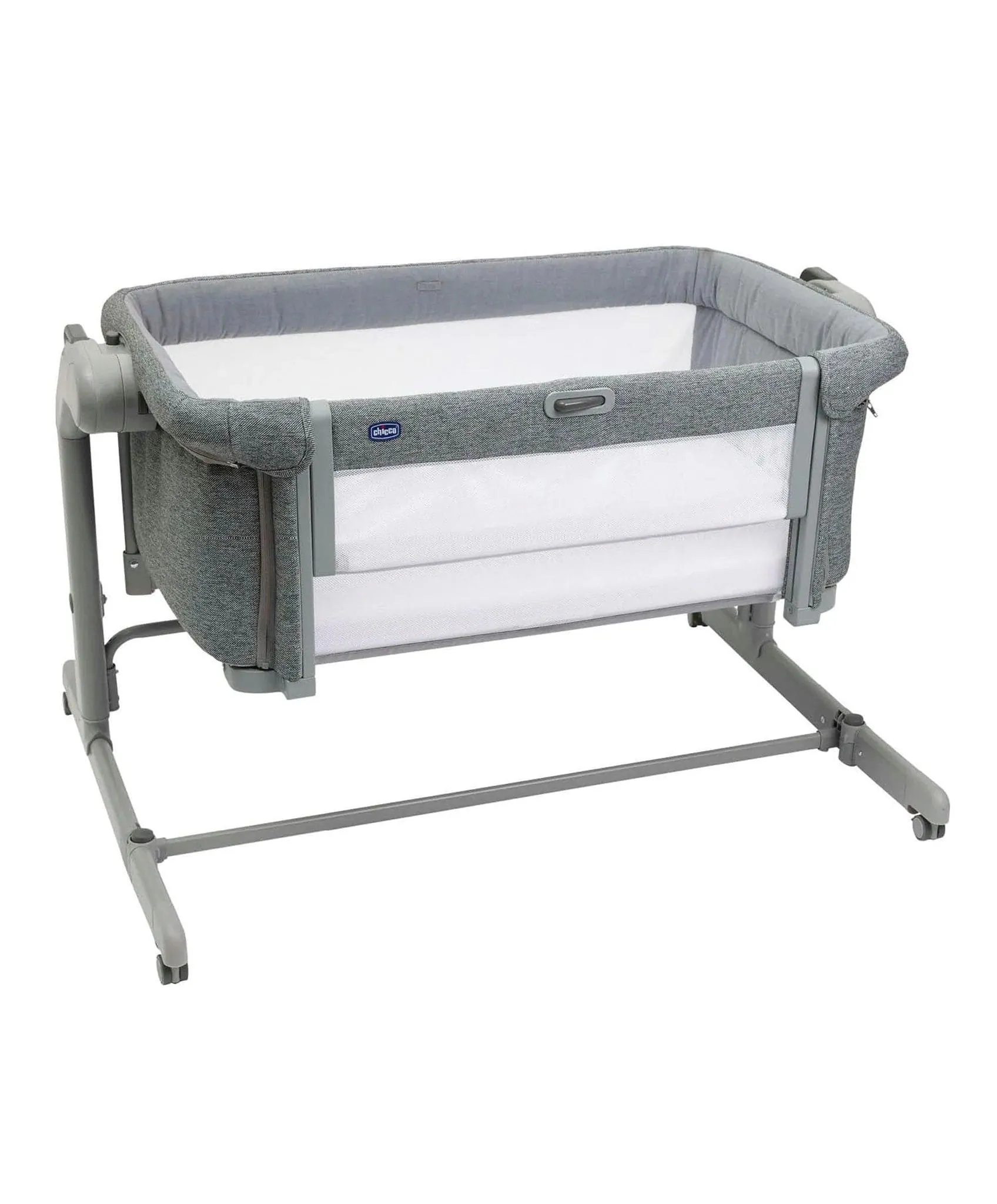 Chicco Next2Me Magic Evo Bedside Crib - Dark Grey