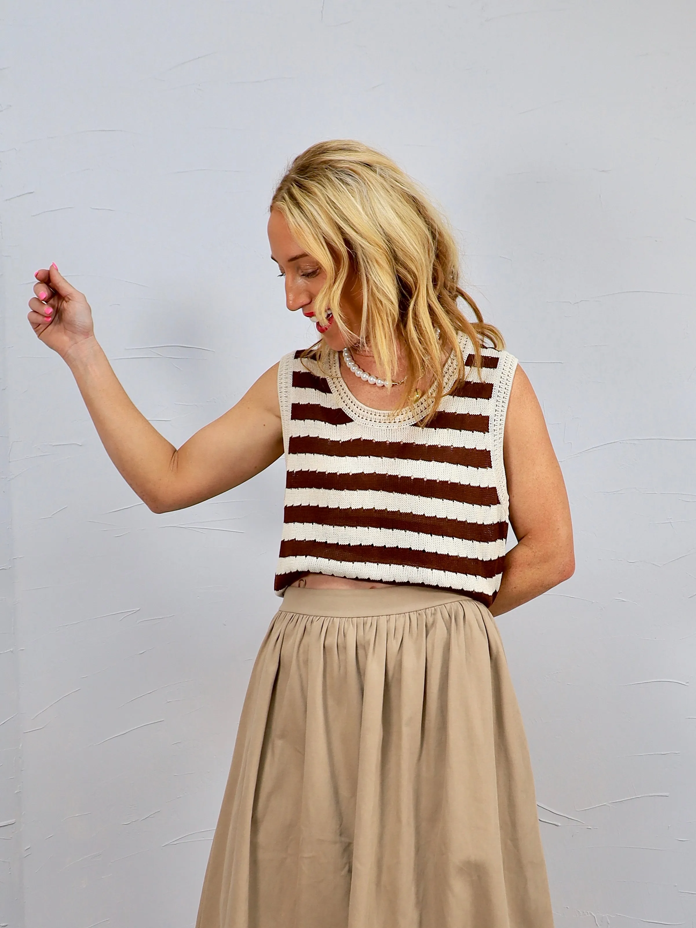 Coco's Striped Tank Top