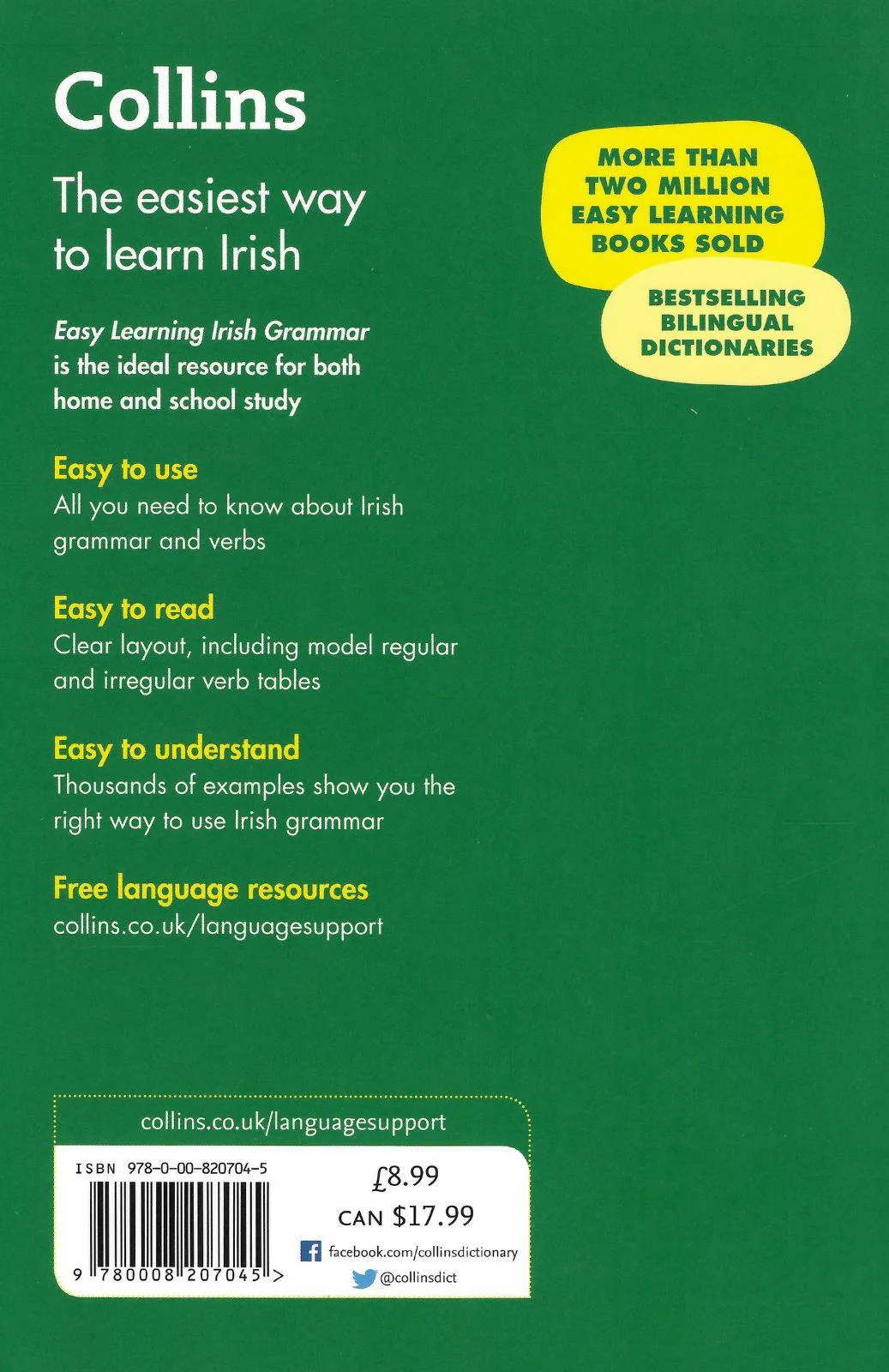 Collins Easy Learning Irish Grammar