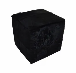 Cube Furniture, Cowhide Ottoman, Footstool, 13 Color Options