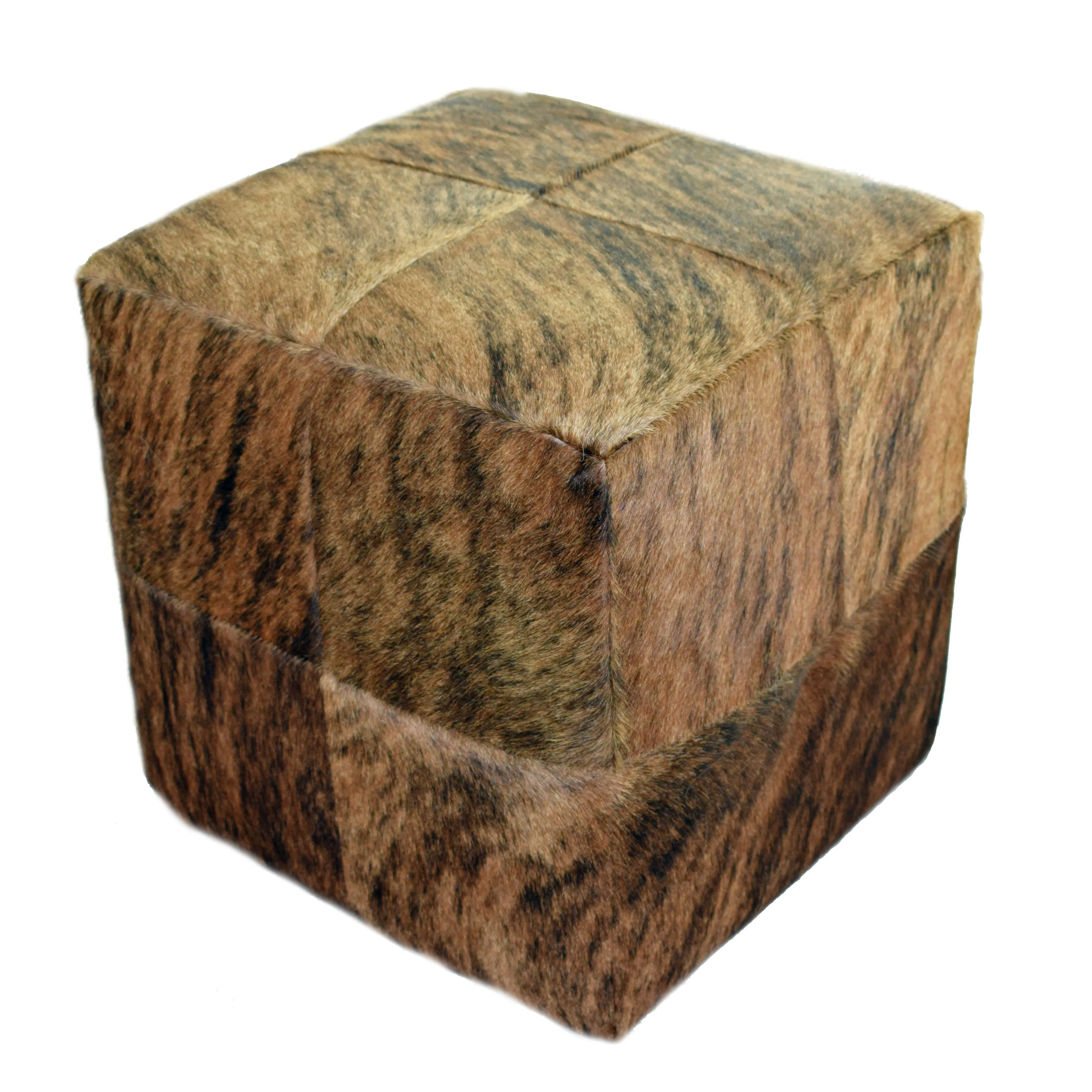 Cube Furniture, Cowhide Ottoman, Footstool, 13 Color Options