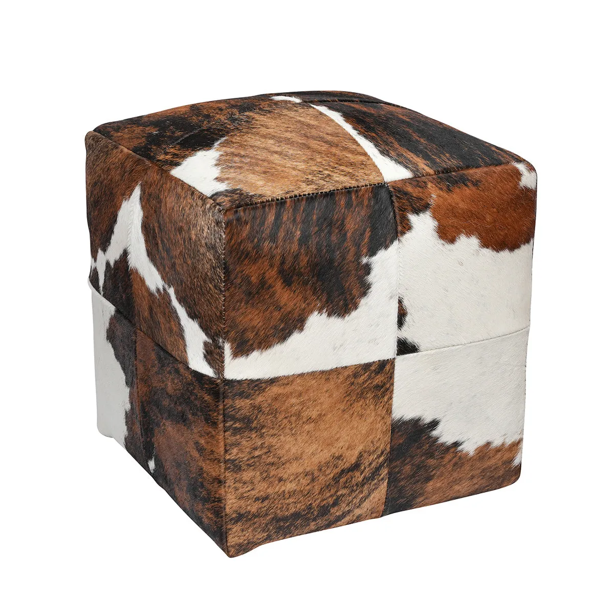Cube Furniture, Cowhide Ottoman, Footstool, 13 Color Options