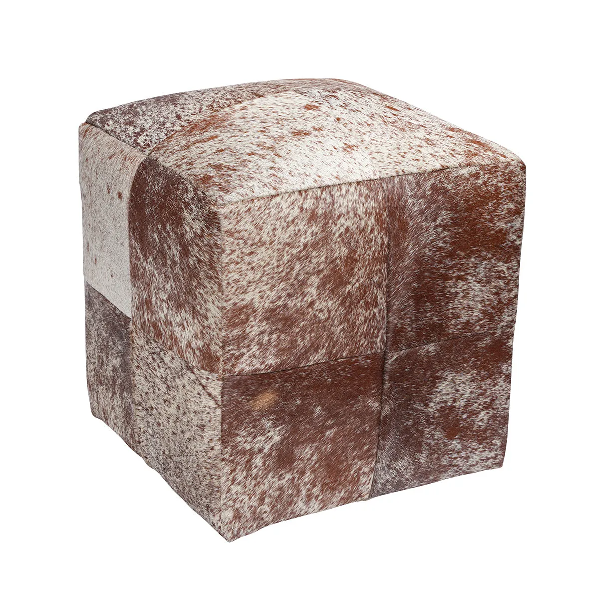 Cube Furniture, Cowhide Ottoman, Footstool, 13 Color Options