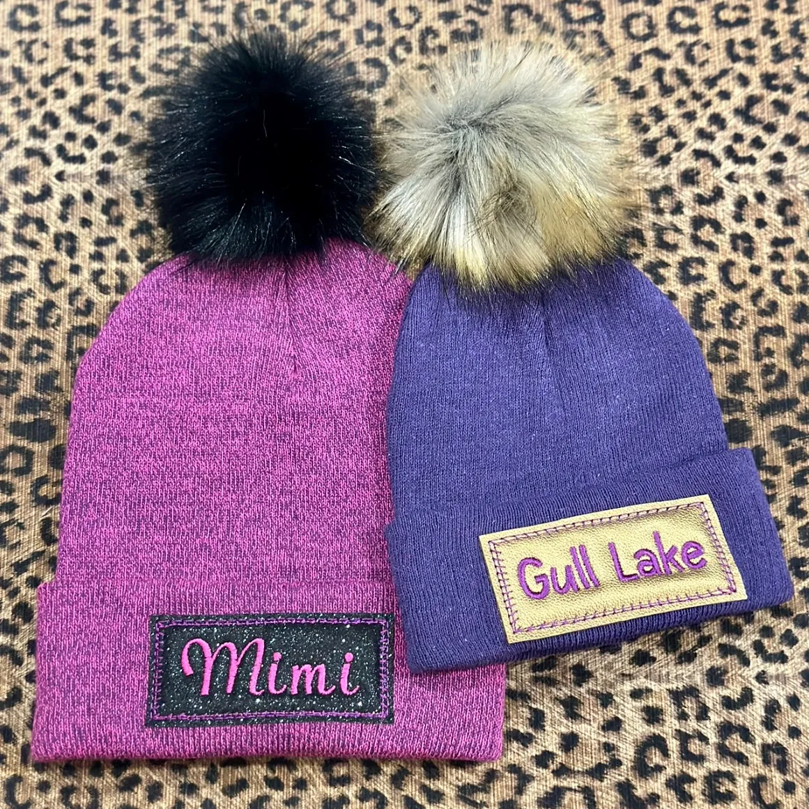 Custom Kids Embroidered Beanie Winter Hats