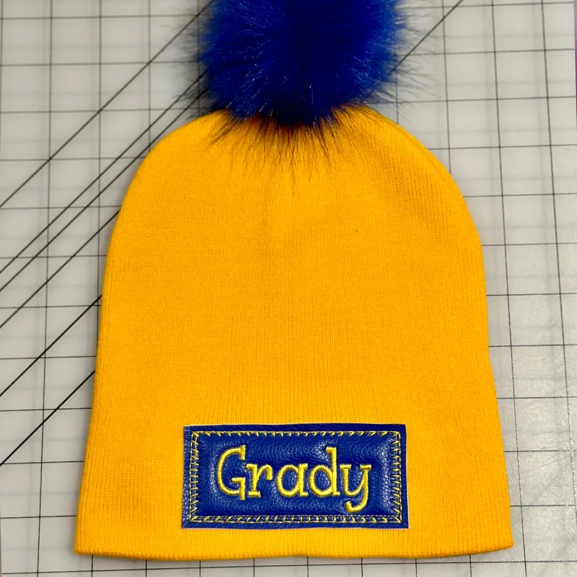 Custom Kids Embroidered Beanie Winter Hats