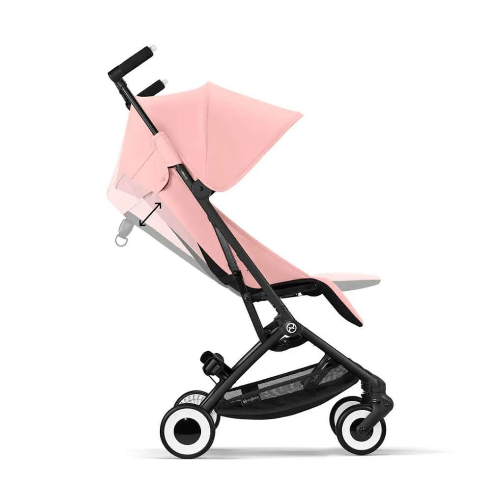 CYBEX LIBELLE Pushchair in Black Frame - Candy Pink