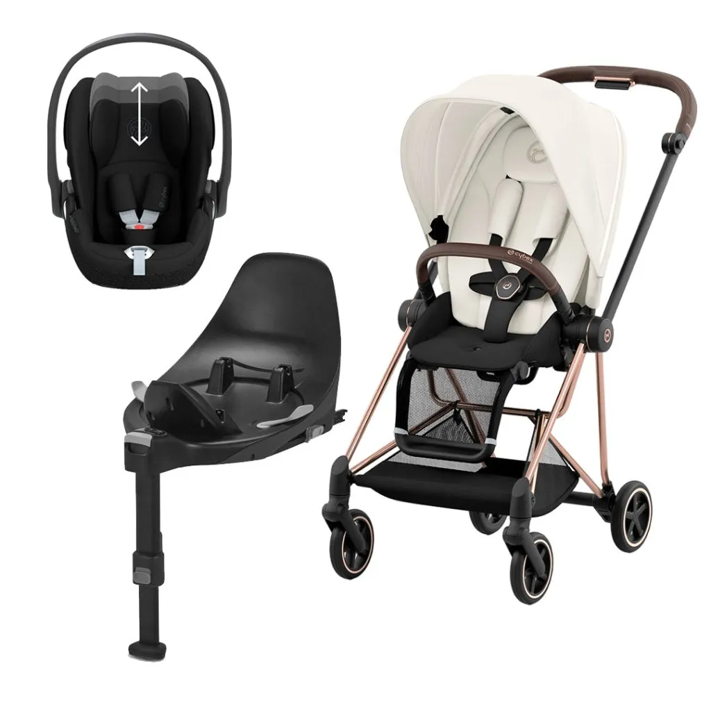 CYBEX MIOS Travel System - Off White