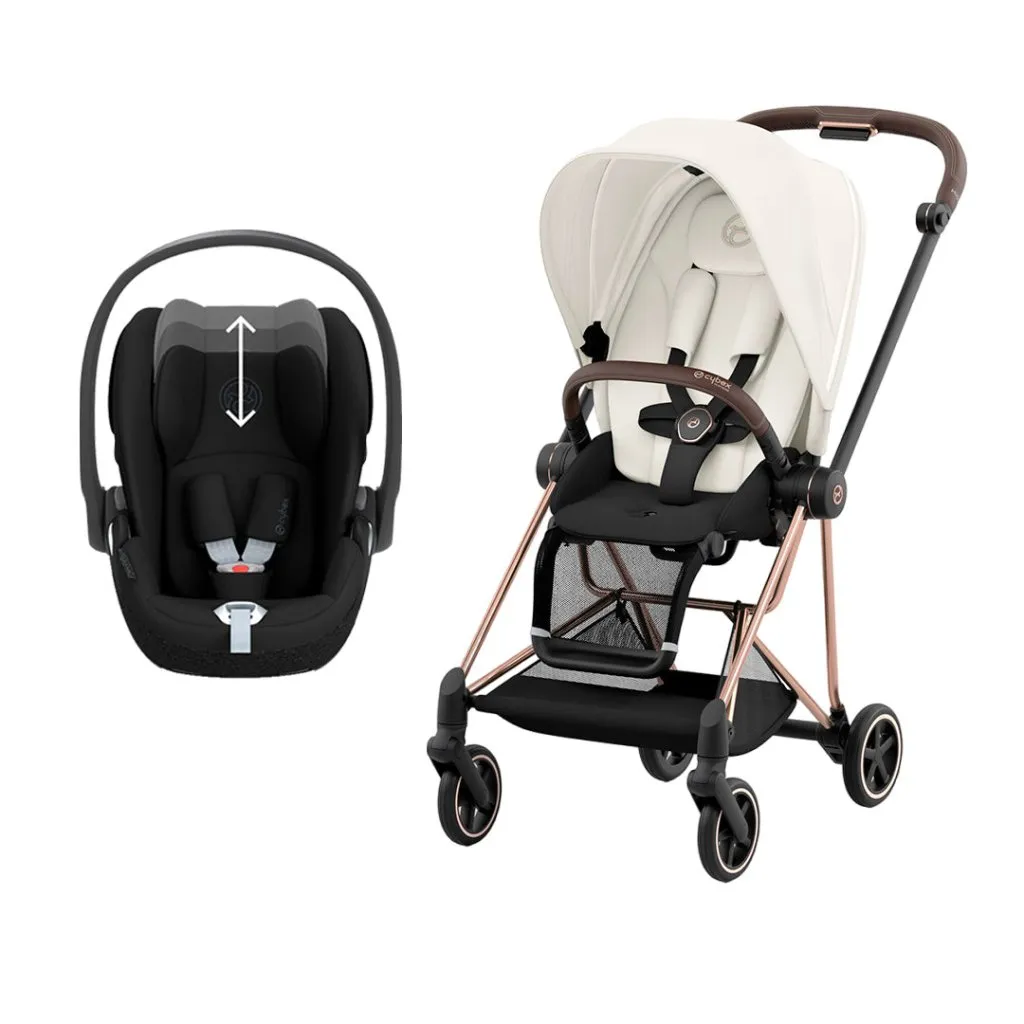 CYBEX MIOS Travel System - Off White
