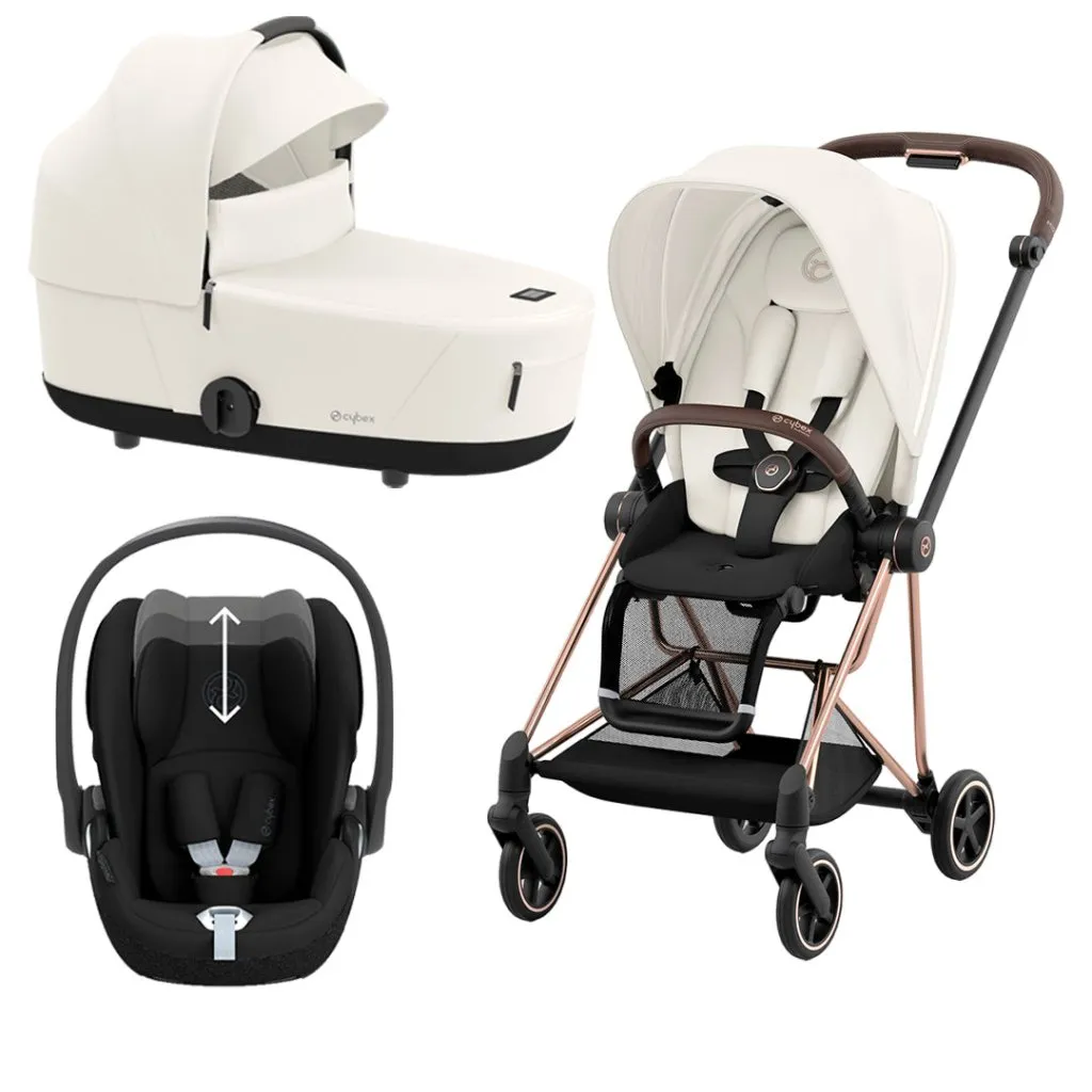 CYBEX MIOS Travel System - Off White