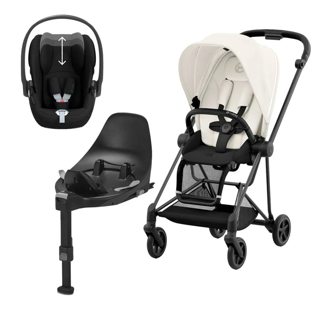 CYBEX MIOS Travel System - Off White