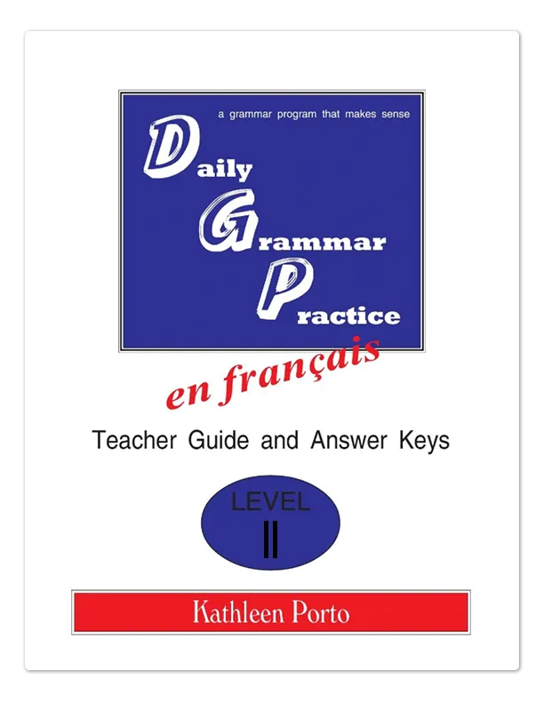 Daily Grammar Practice French  2
