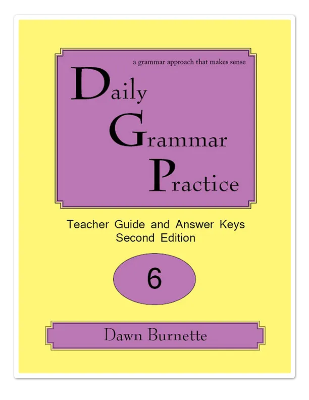 Daily Grammar Practice Grade 6 Advanced