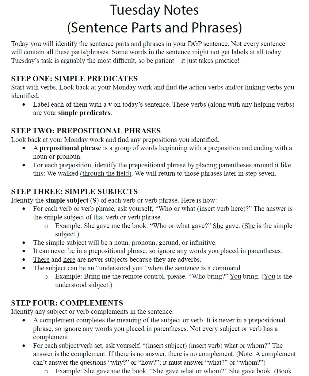 Daily Grammar Practice Grade 6 Advanced