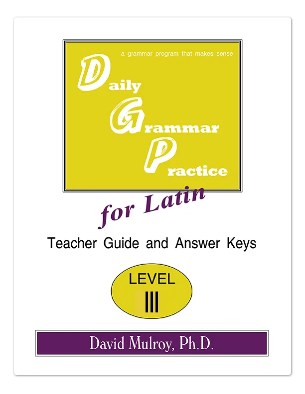 Daily Grammar Practice Latin 3