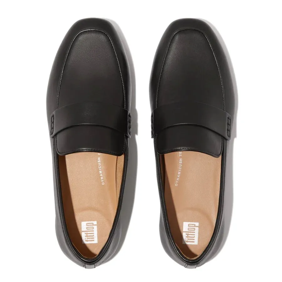 Delicato Soft Leather Loafers in Black