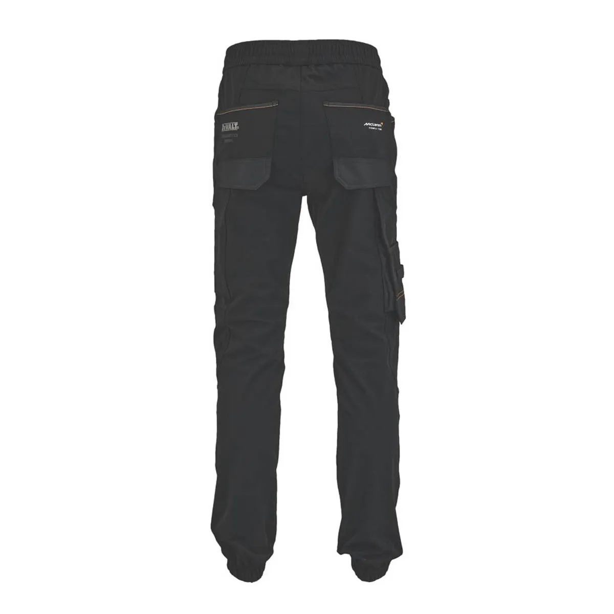 DeWalt Mens Work Joggers McLaren F1 Team Breathable Black Medium 32-40" W 31" L
