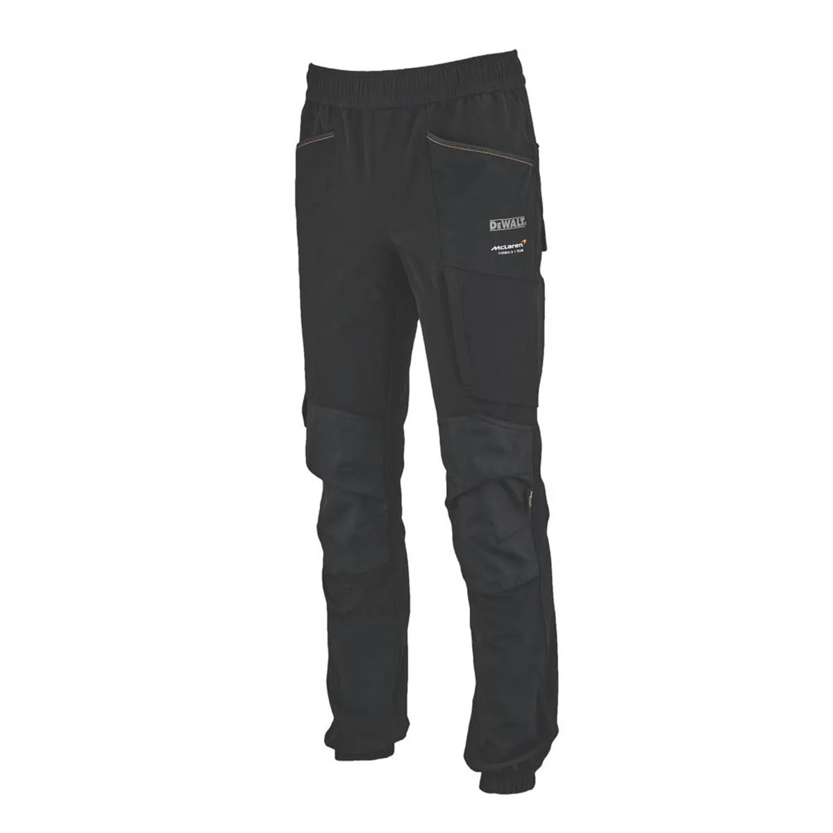 DeWalt Mens Work Joggers McLaren F1 Team Breathable Black Medium 32-40" W 31" L
