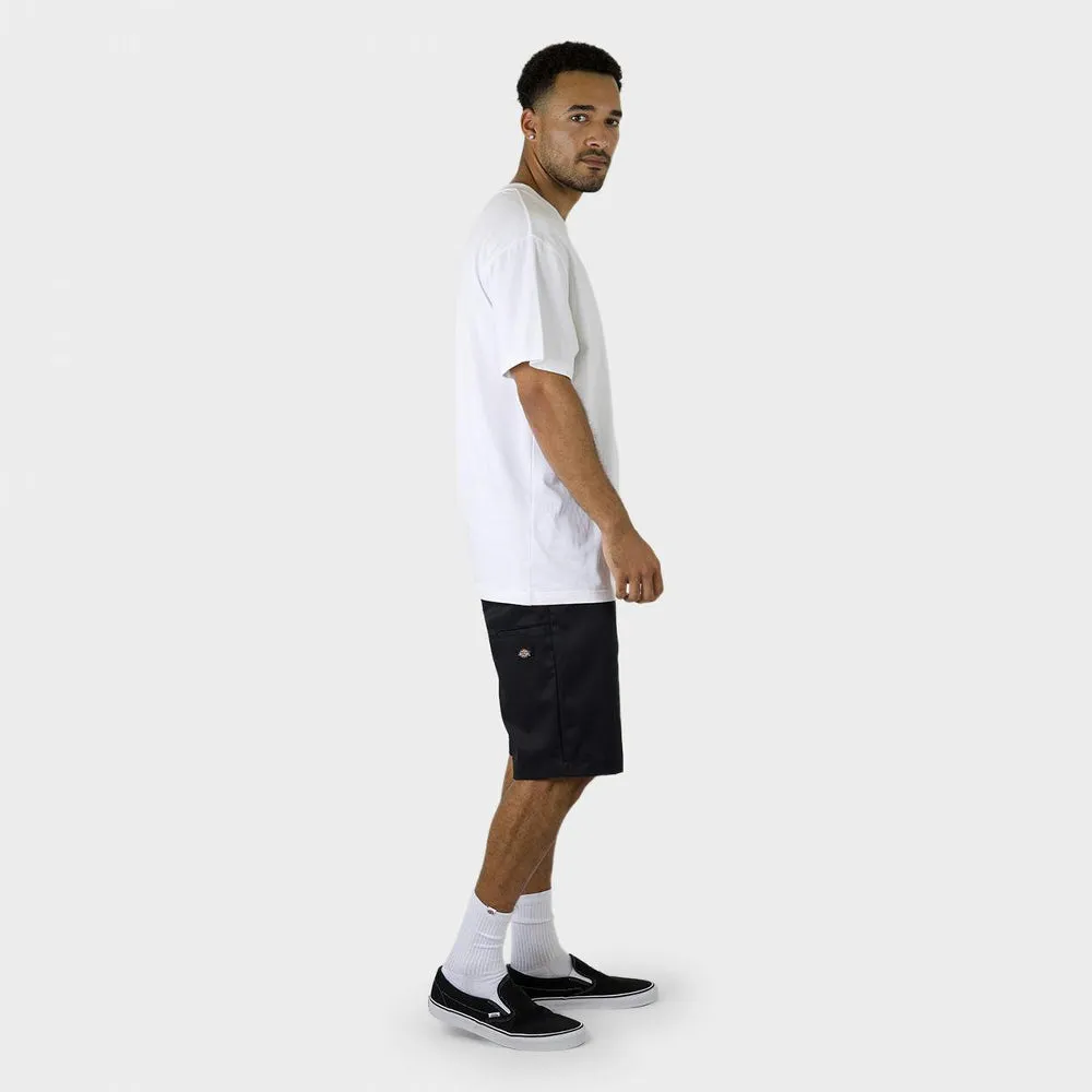 DICKIES 12" SLIM STRAIGHT WORK SHORT BLACK