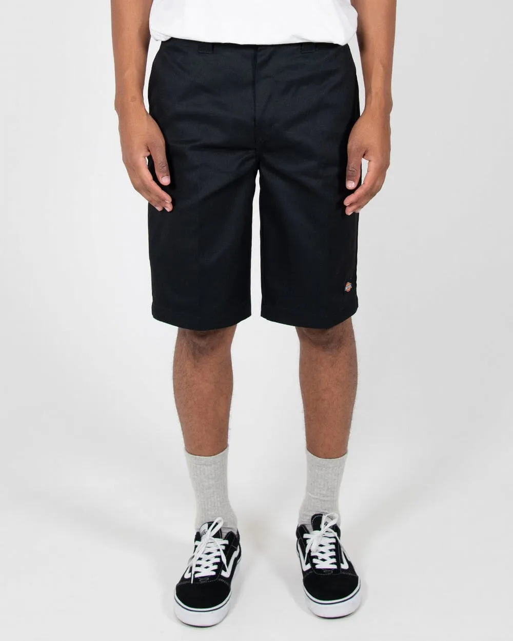 DICKIES 12" SLIM STRAIGHT WORK SHORT BLACK