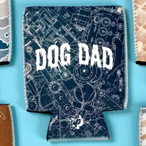 Dog Dad Drip Can Cooler