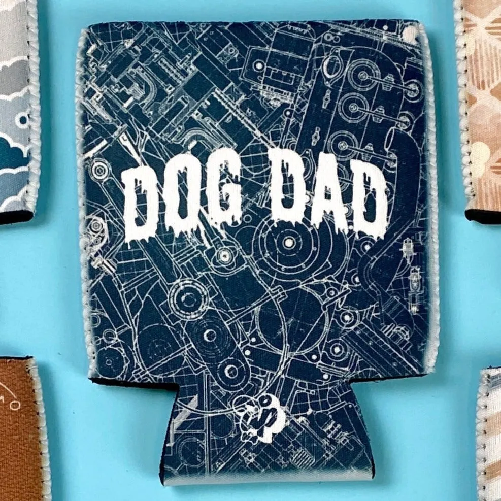Dog Dad Drip Can Cooler