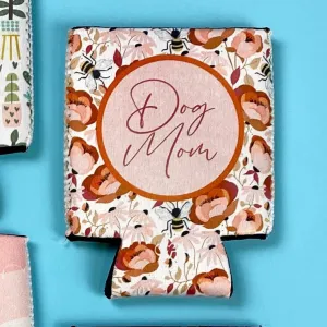 Dog Mom (Poppies) Can Cooler
