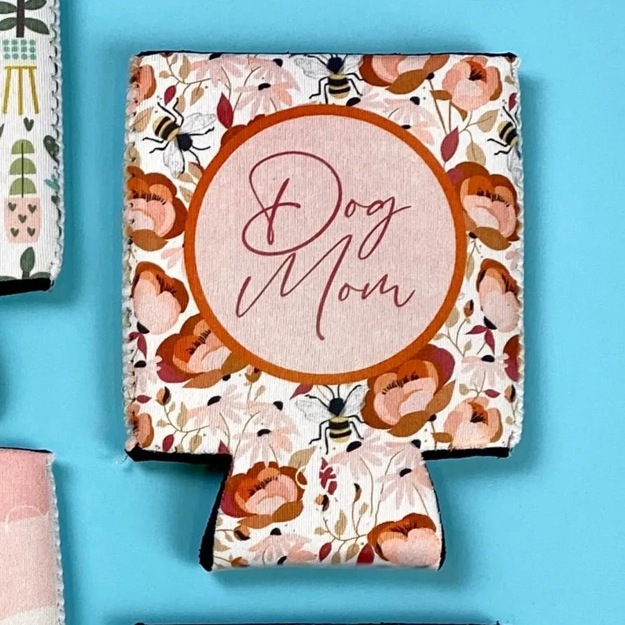 Dog Mom (Poppies) Can Cooler