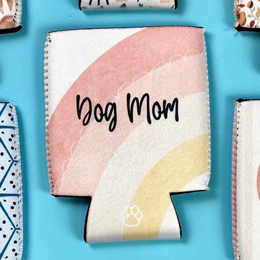 Dog Mom (Rainbow) Can Cooler