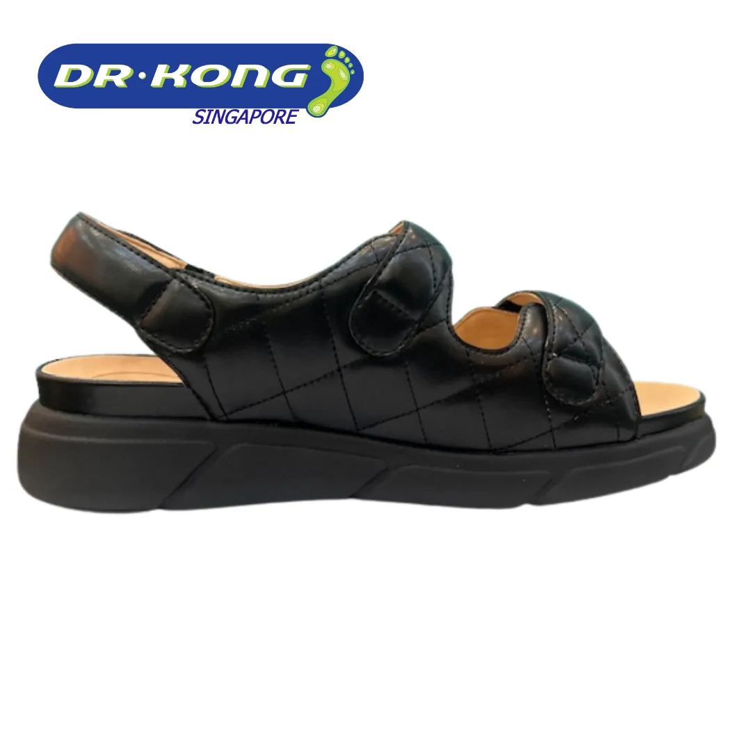 DR.KONG WOMEN REMOVABLE INSOLE SANDALS DK-S8000473-BLK(RP : $159)