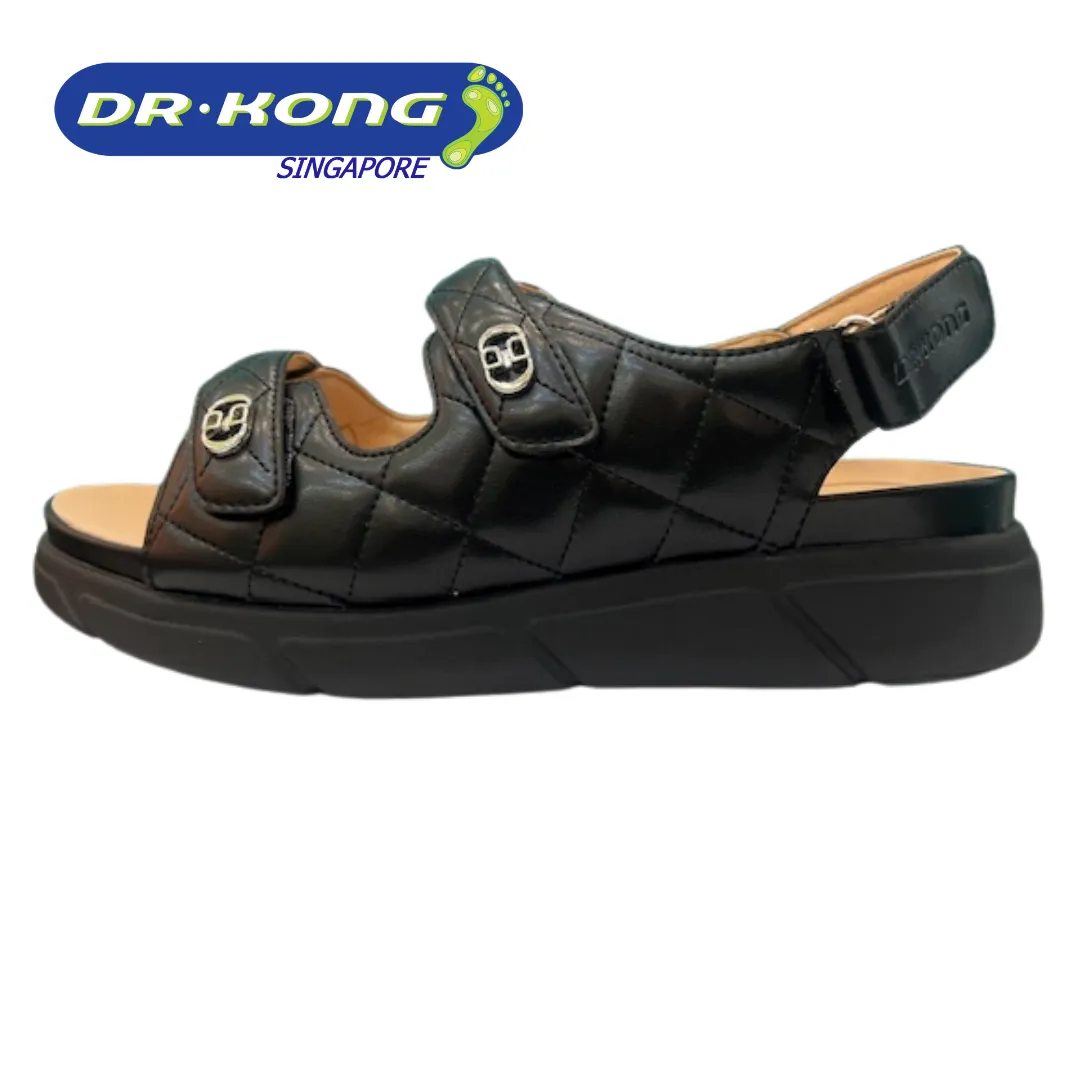 DR.KONG WOMEN REMOVABLE INSOLE SANDALS DK-S8000473-BLK(RP : $159)