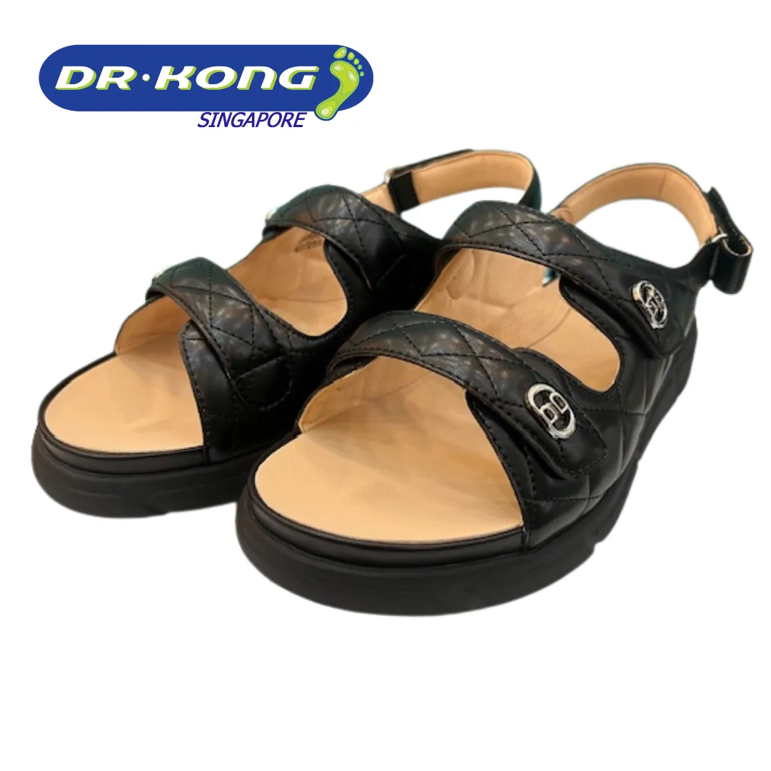 DR.KONG WOMEN REMOVABLE INSOLE SANDALS DK-S8000473-BLK(RP : $159)