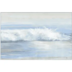 Easy Blue Surf -  Framed Art