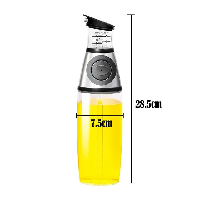 Easy Press Oil Measurement Bottle