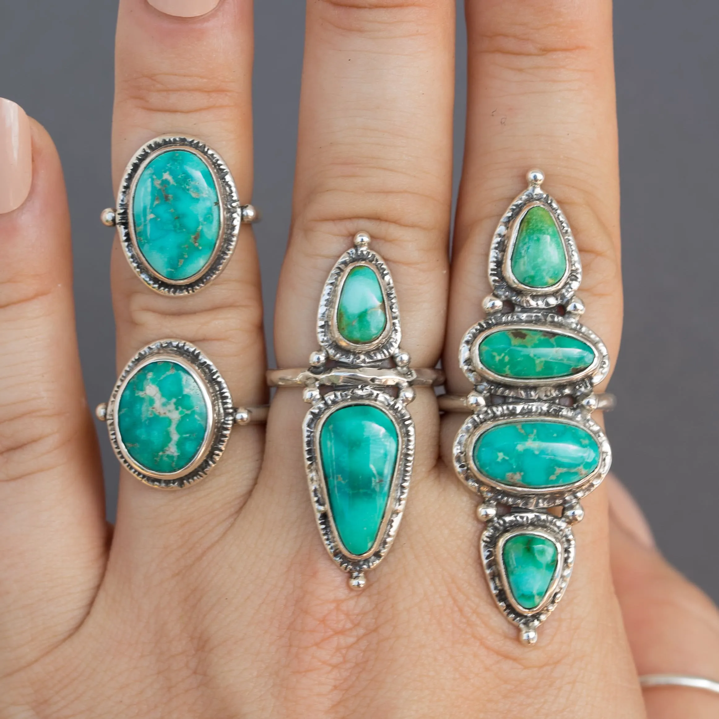 Emerald Valley Turquoise Ring- Sz 4.5